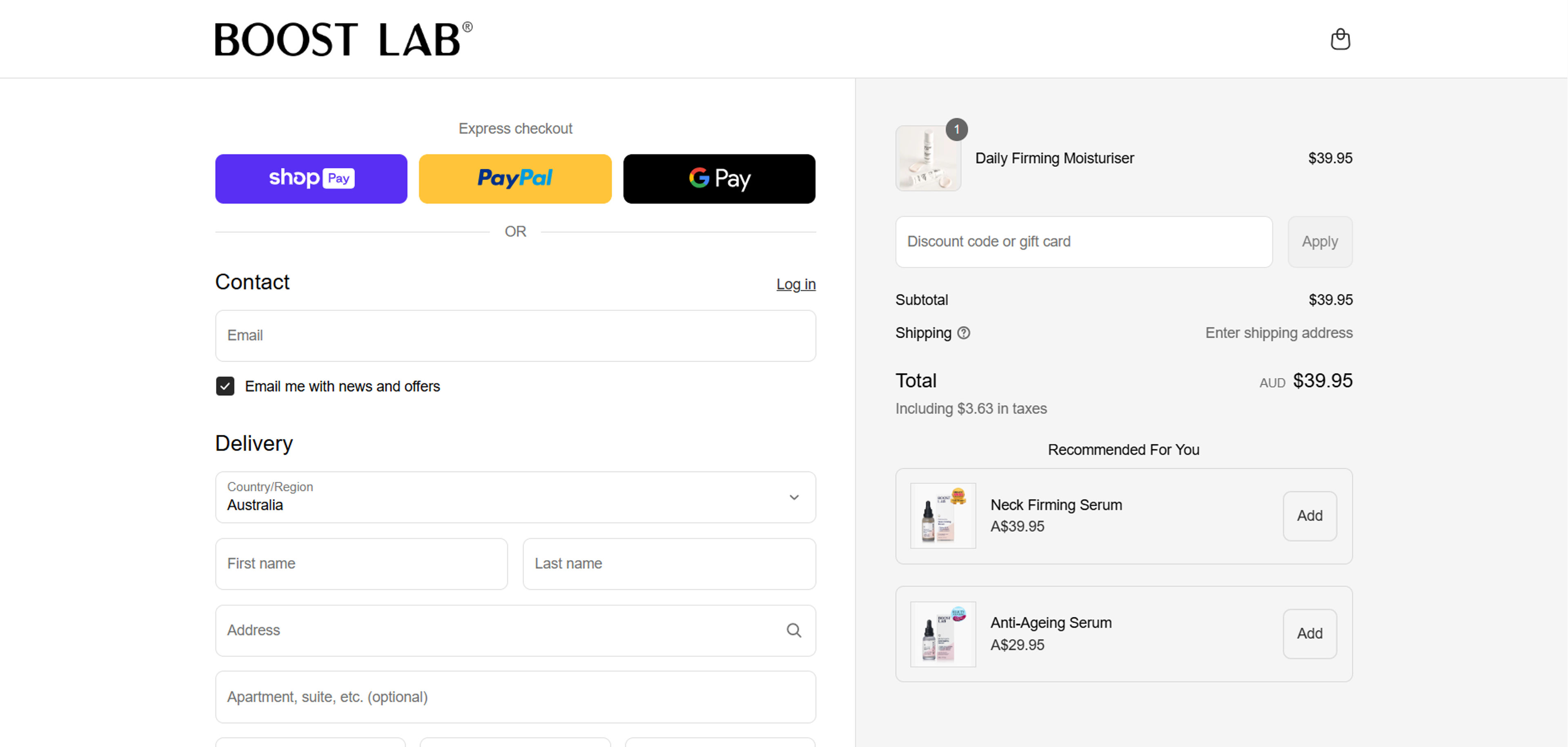 How to use coupon for Boost Lab