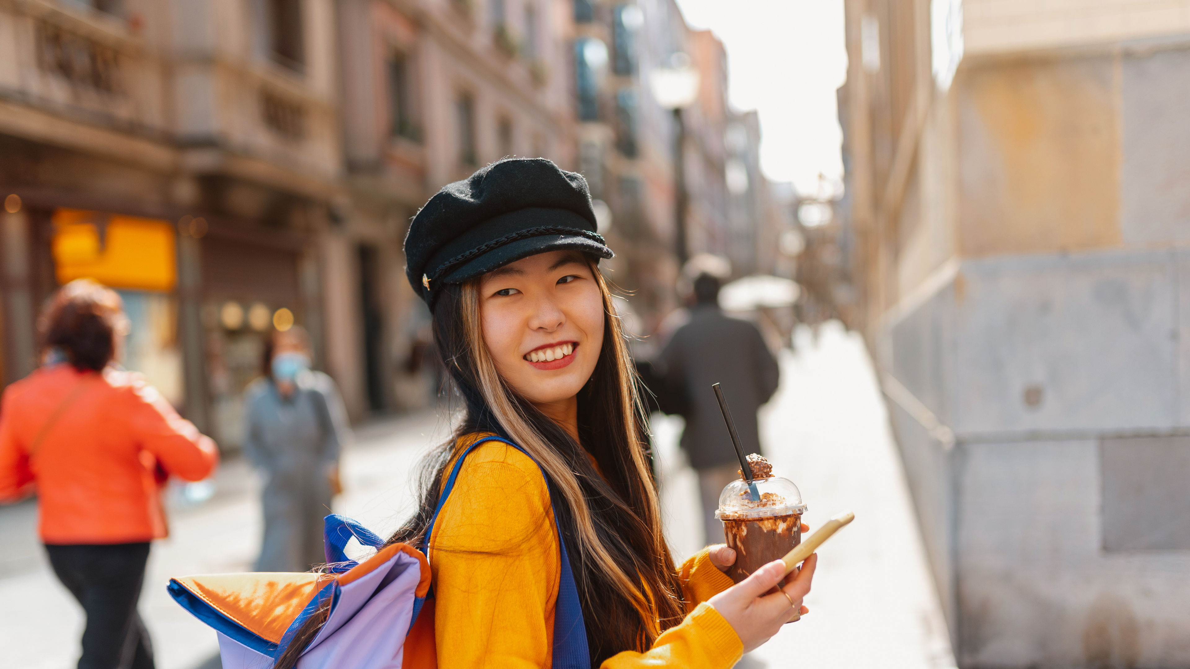 Image of a  chinese tourist 