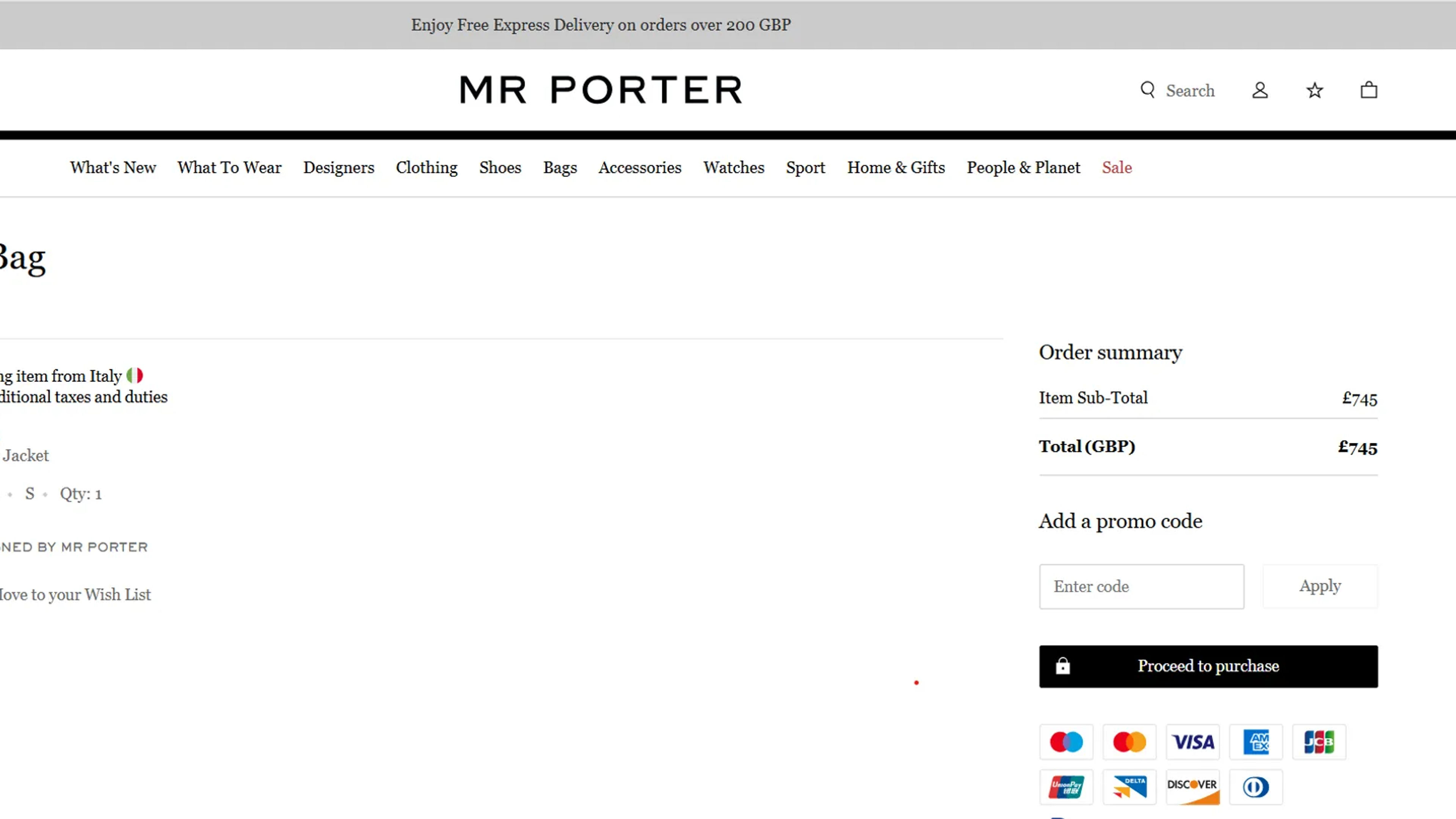 How to Use Coupon for Mr Porter.