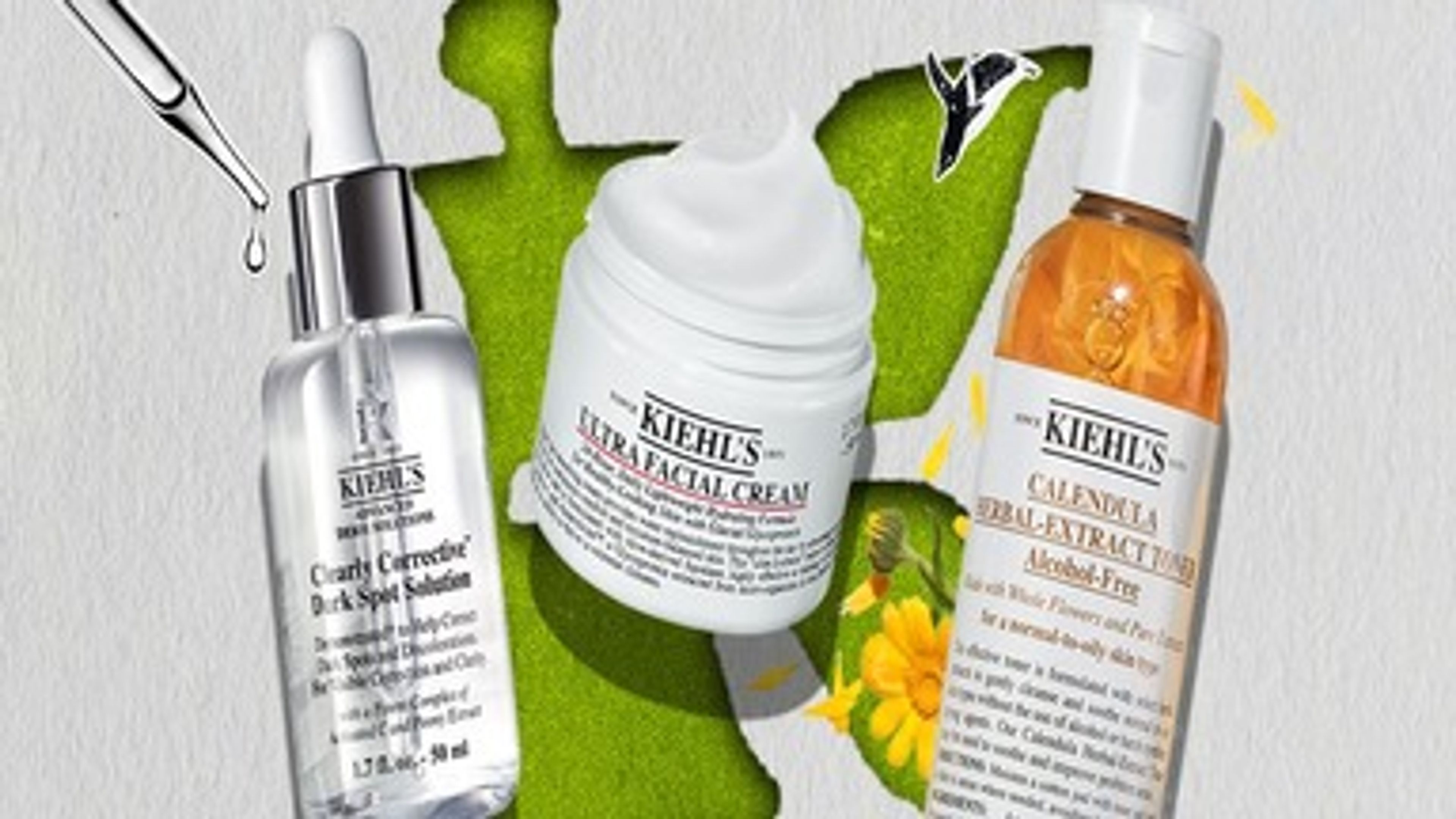 A banner image of the brand Kiehls.