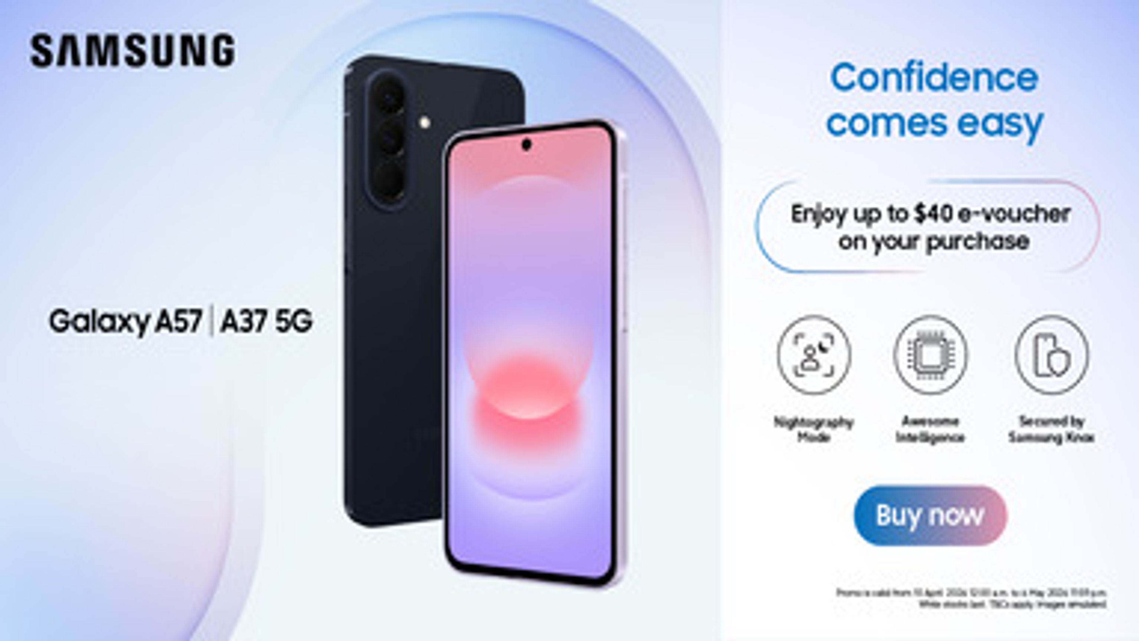 Samsung e-voucher banner image