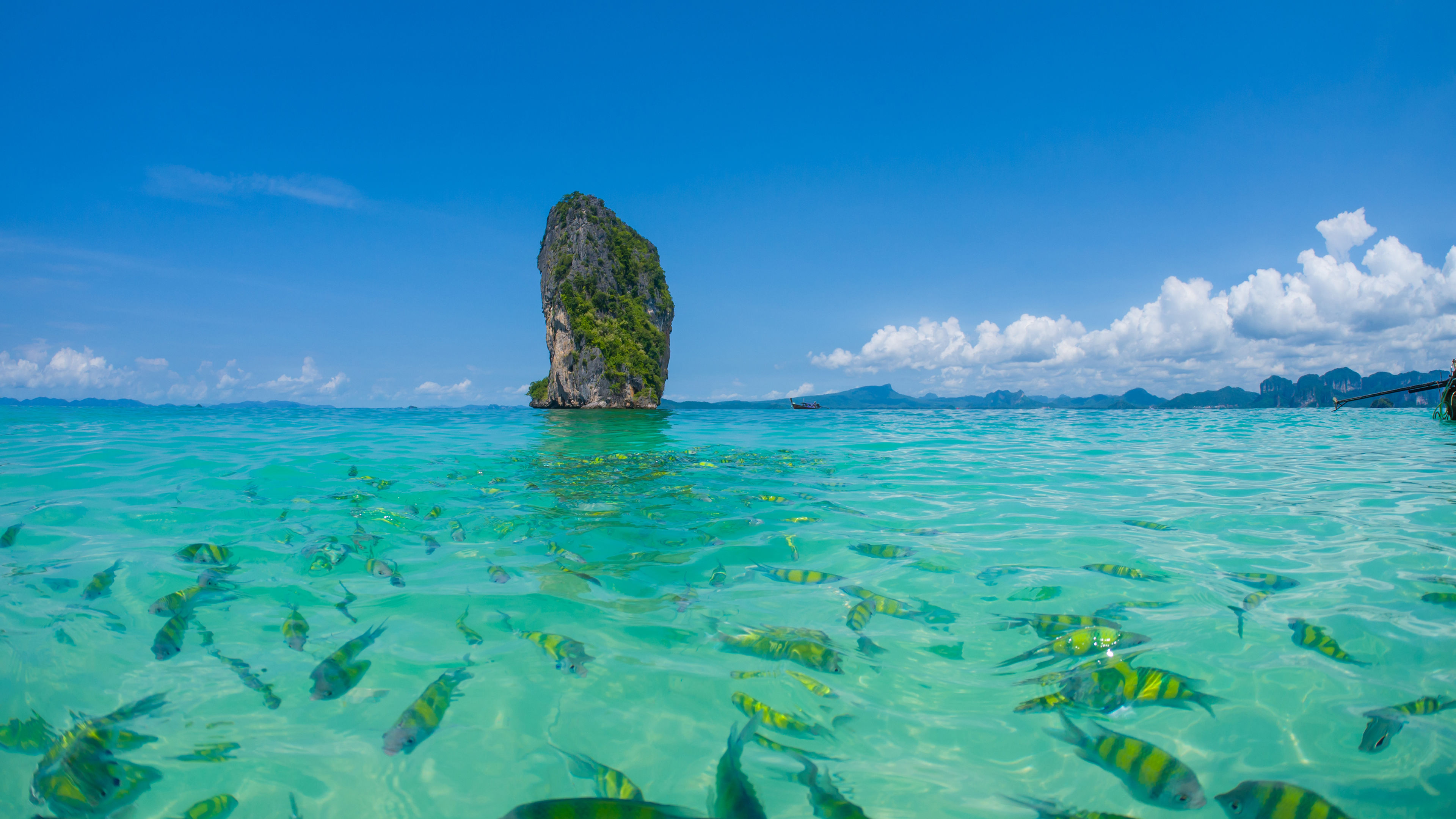 Poda Beach, a scenic paradise in Krabi, Thailand  