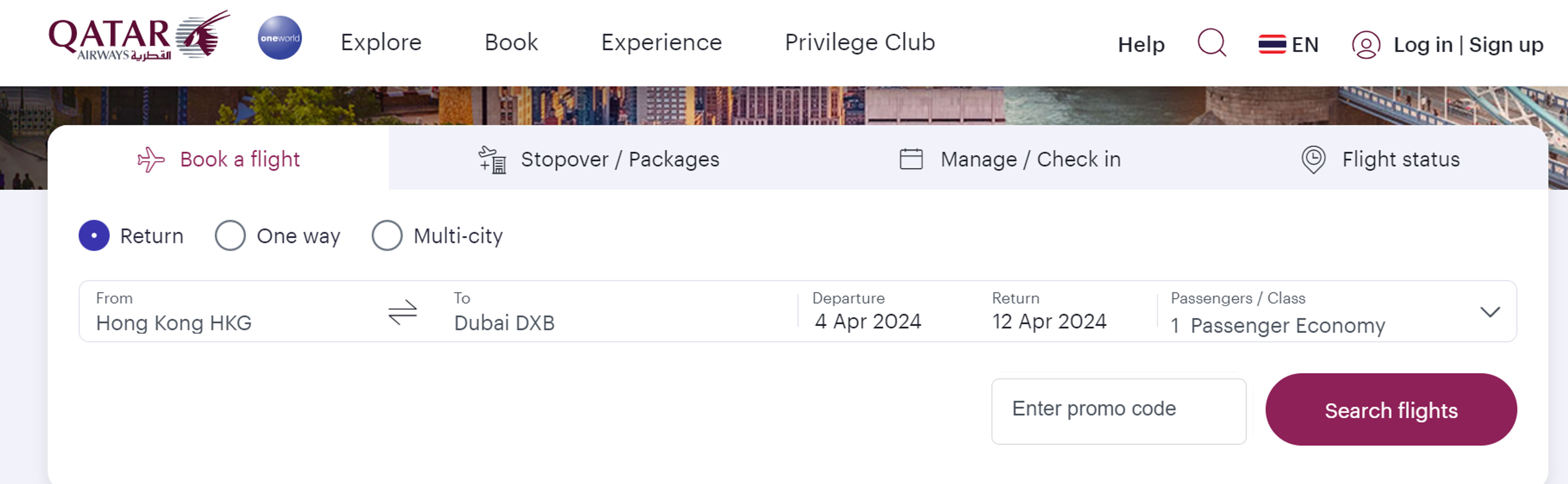 How to use Coupon for Qatar Airways