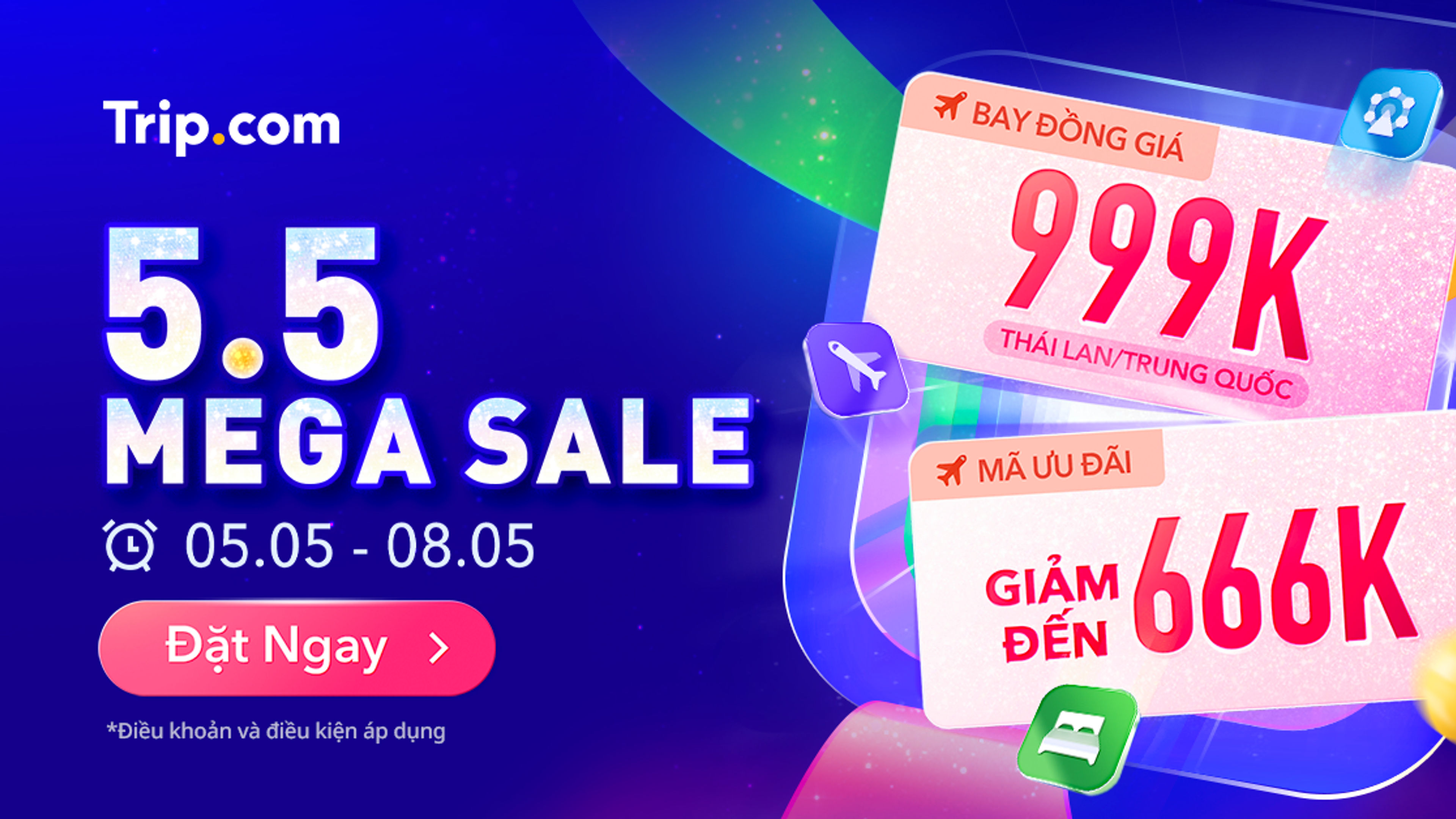 A banner image of Trip.com 5.5 sale.