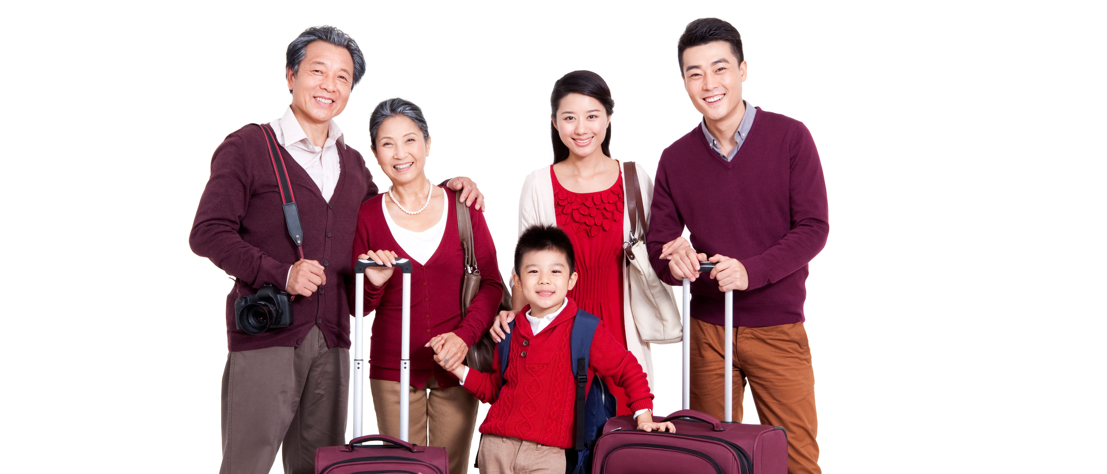 Family going for a vacation