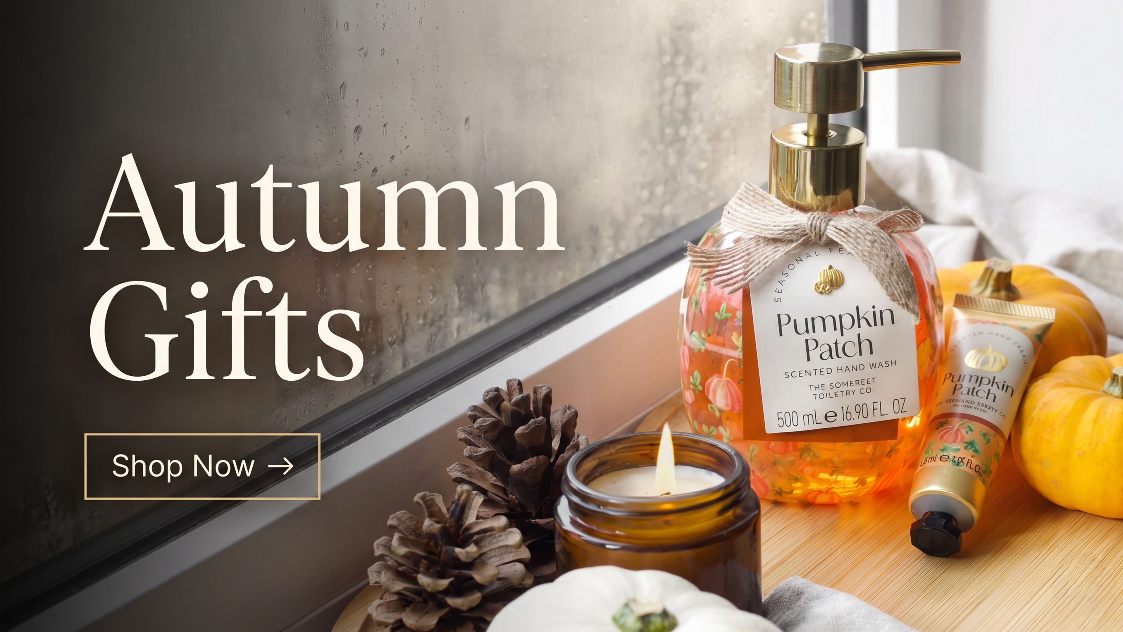 Shop the Autumn Gift Collection for cozy seasonal scents, thoughtful treats, and little luxuries that make every moment feel special.